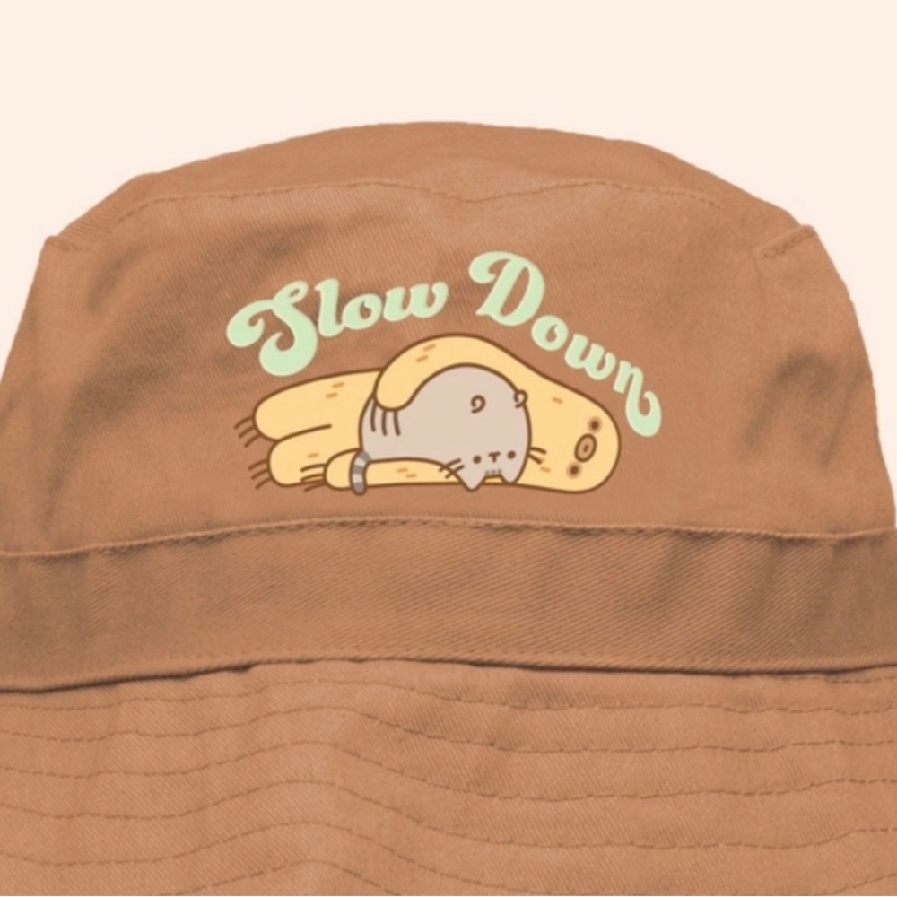 Pusheen Box Exclusive Sun Hat With Sleepy Sloth Graphic